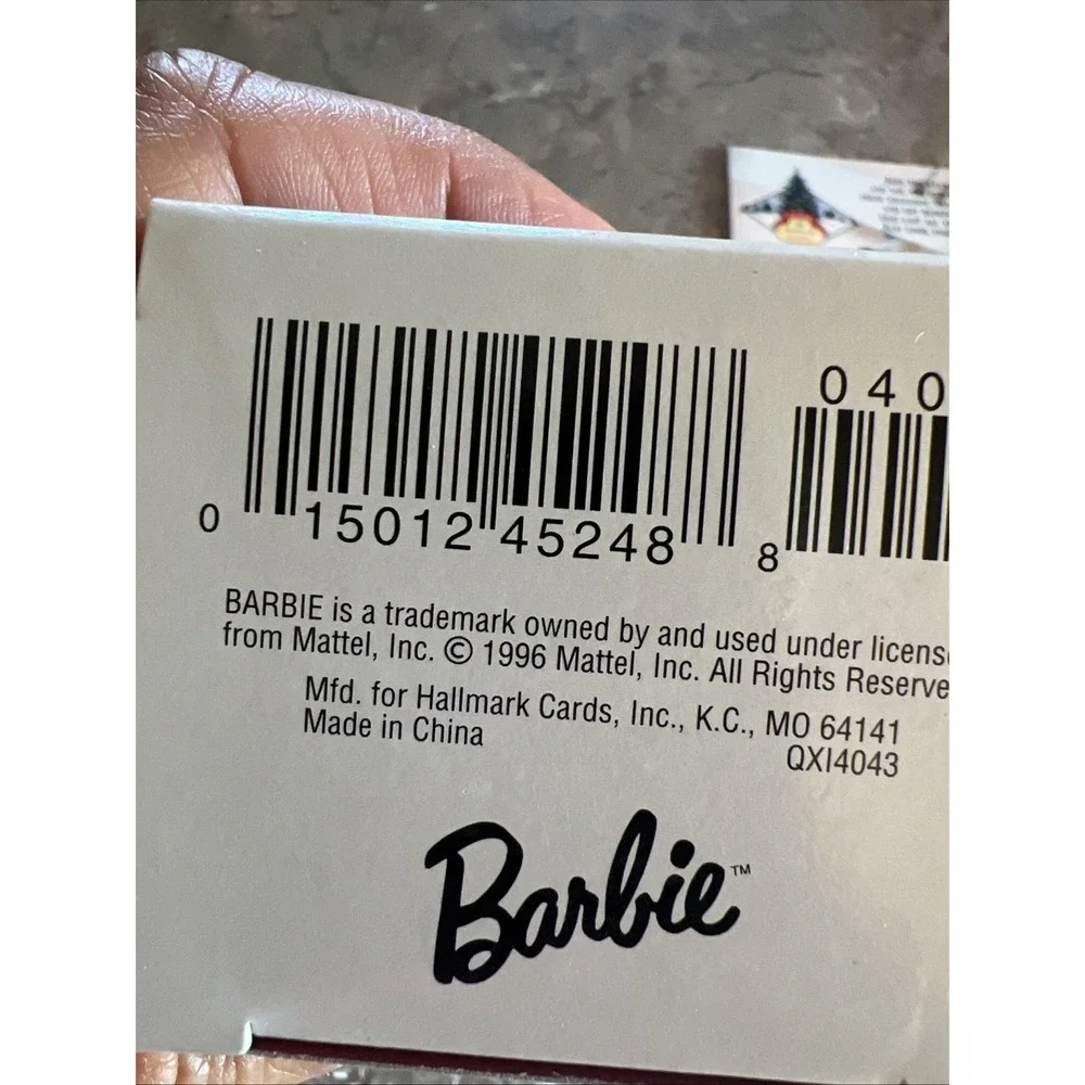 Barbie SILKEN FLAME 1996 Hallmark Keepsake Christmas Ornament